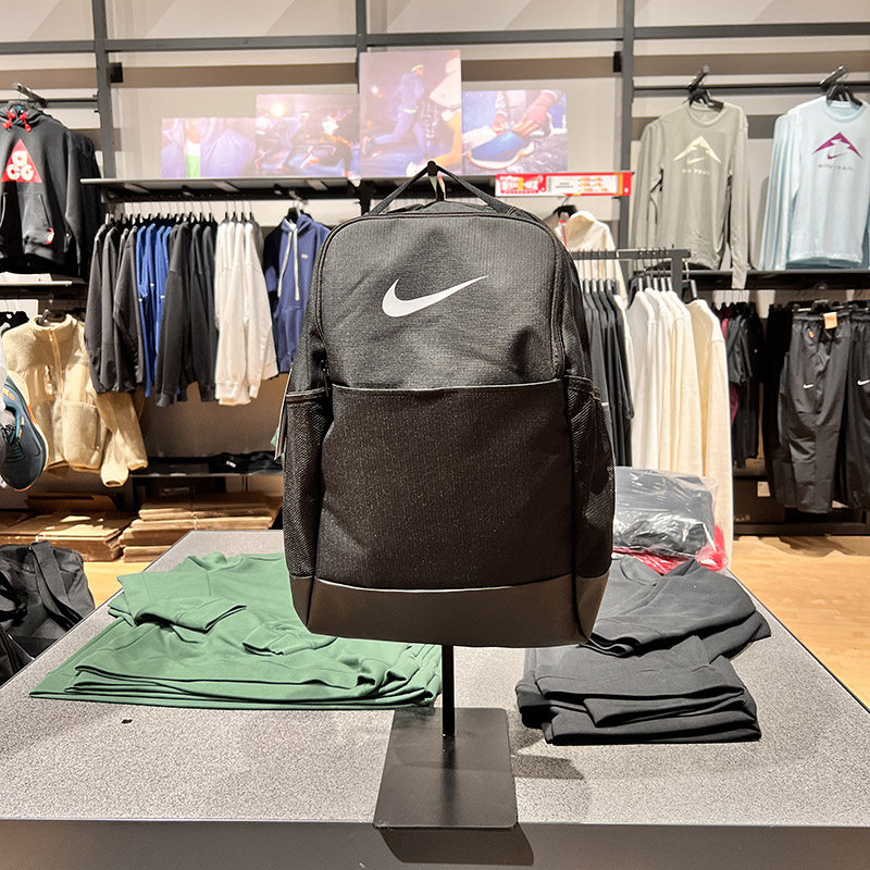 NIKE耐克男女2024夏款学生旅游收纳百搭运动休闲双肩包DH7709-010