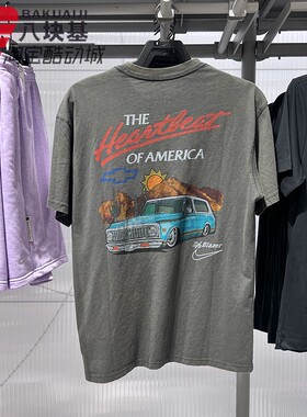 Nike耐克男装2025夏季款汽车图案印花复古休闲短袖T恤 HV6691-060