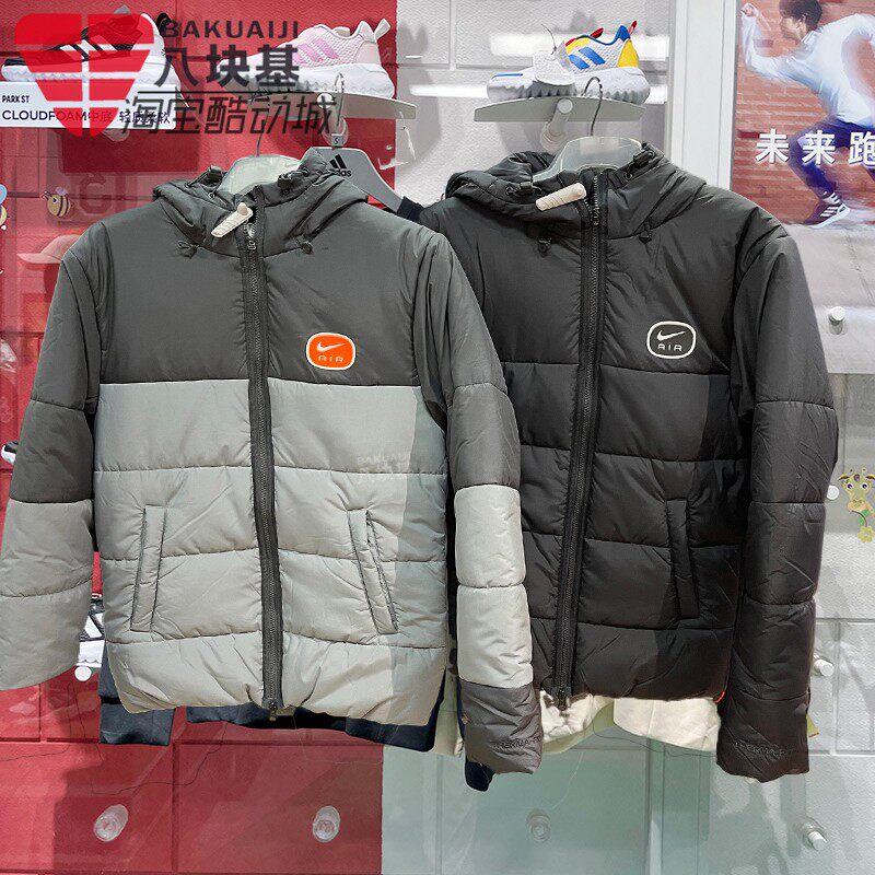 保暖耐穿棉衣连帽运动棉服耐克