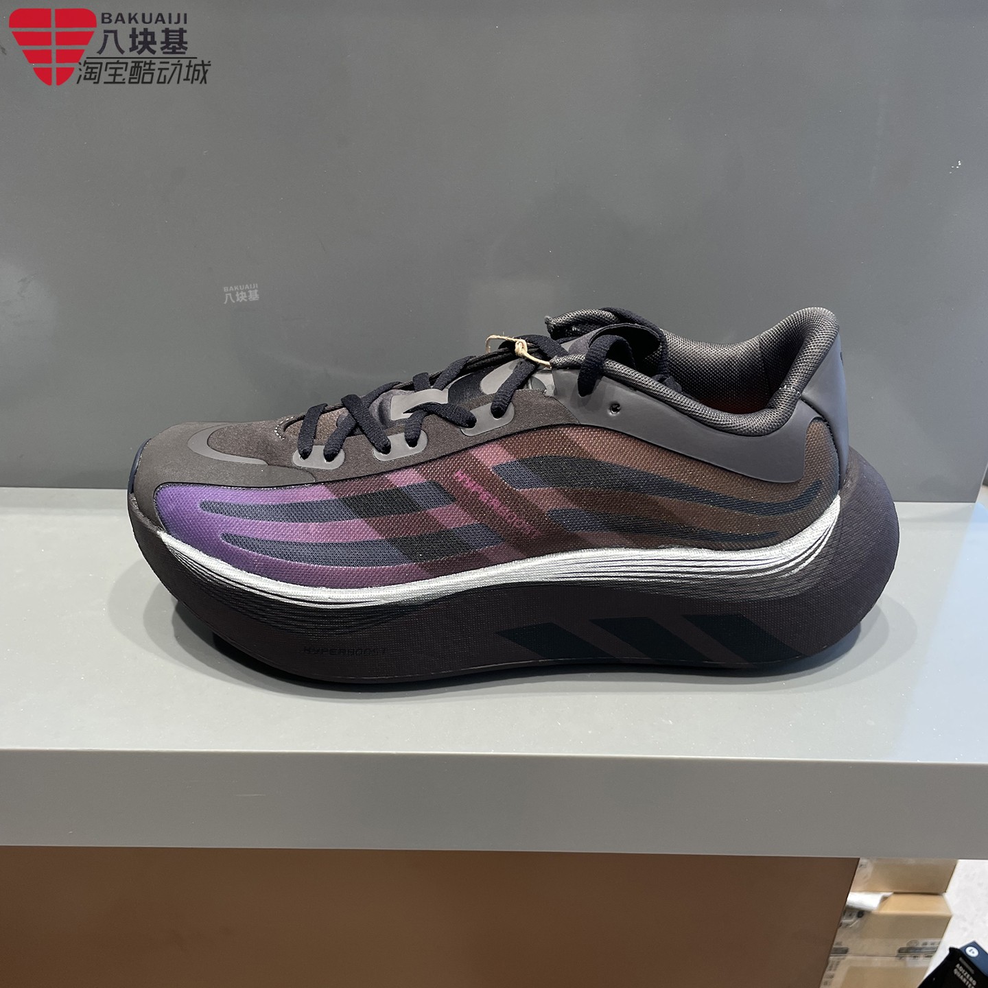 阿迪达斯三叶草男女2026秋新款厚底回弹复古缓震运动跑步鞋LA5996