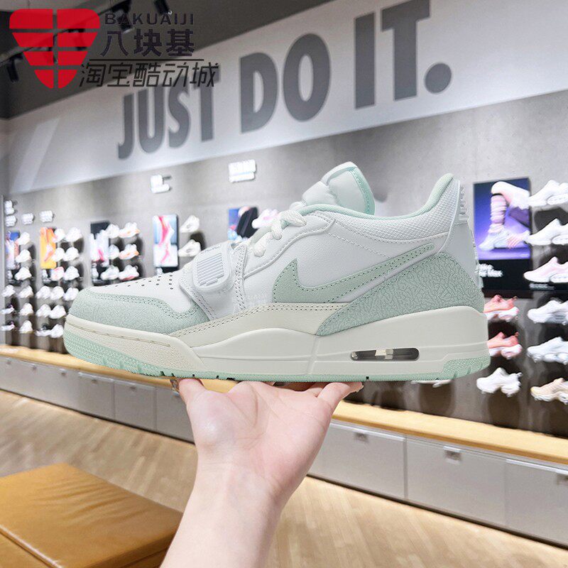 耐克女鞋2025夏季款JORDAN AJ312魔术贴篮球风复古板鞋FQ7827-103