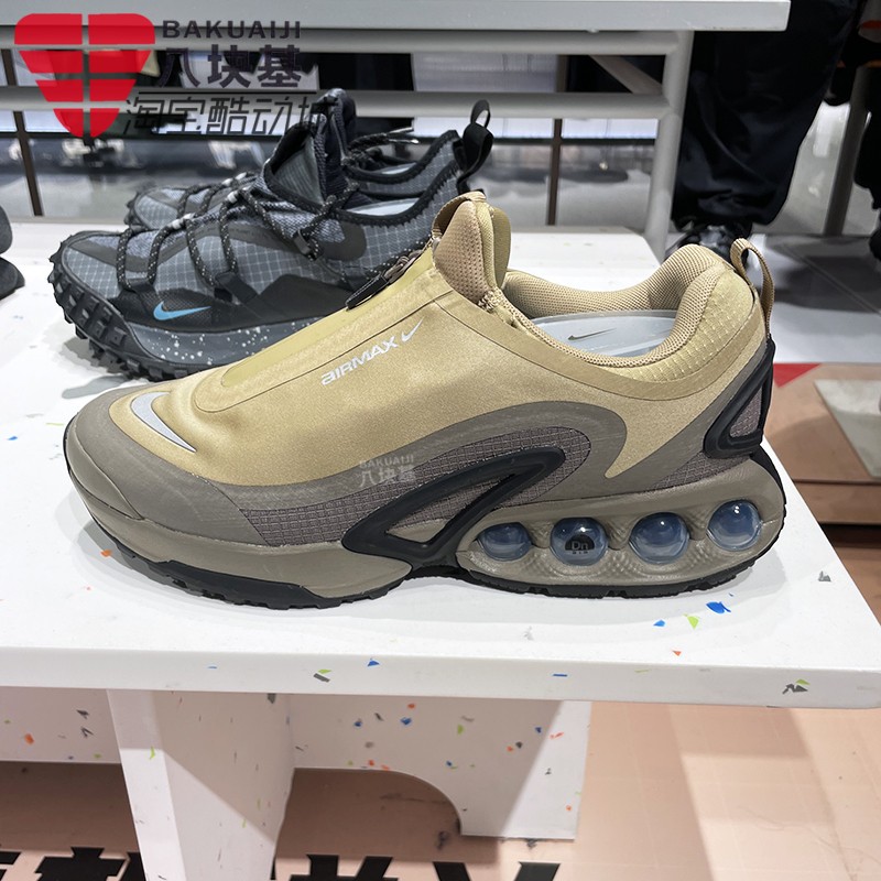 耐克男气垫减拉链减震复古跑步鞋