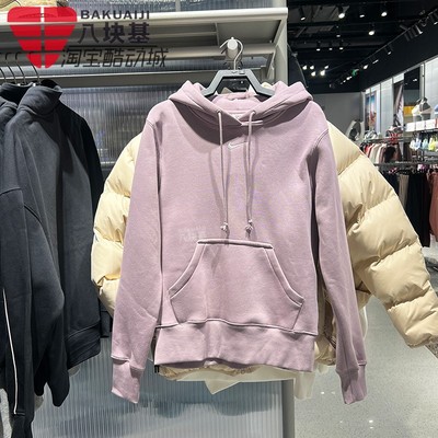 耐克女装加绒休闲连帽卫衣套头衫