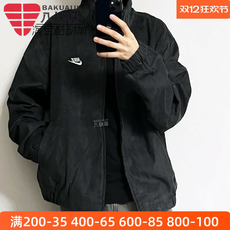 灯芯绒保暖休闲立领外套夹克耐克