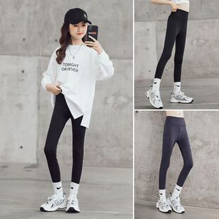 韩版 子中大童女孩外穿长裤 修身 儿童春秋加绒裤 子 打底裤 女童鲨鱼裤