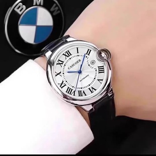 瑞士原装正品蓝针气球手表男女士情侣表全自动机械表防水男表