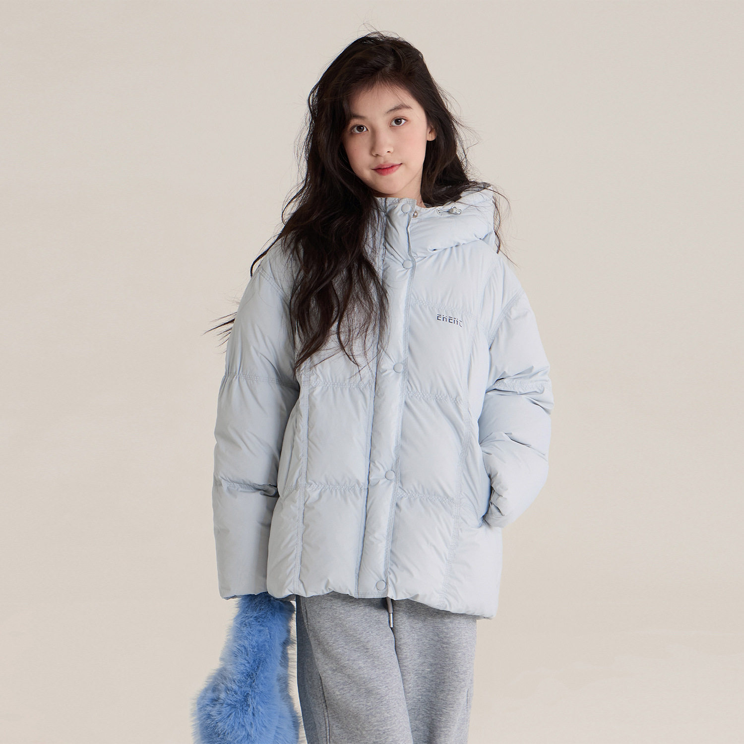 女童泡芙羽绒服2025冬装新款儿童中大童90绒加厚保暖连帽宽松外套,童装/婴儿装/亲子装,羽绒服,淘宝优惠券,粉丝福利购,淘宝优惠卷