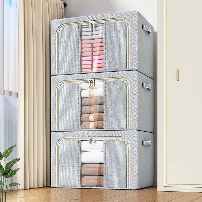 衣服收纳箱家用装衣物被子布艺折叠储物箱大容量衣柜宿舍整理神器,收纳整理,吸尘器收纳架/盒/袋,淘宝优惠券,粉丝福利购,淘宝优惠卷