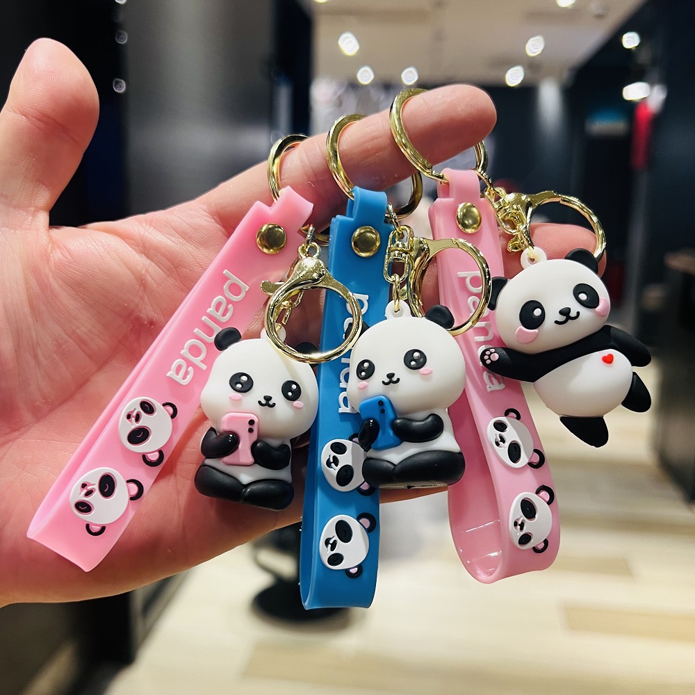 熊猫钥匙扣挂件活动小礼品