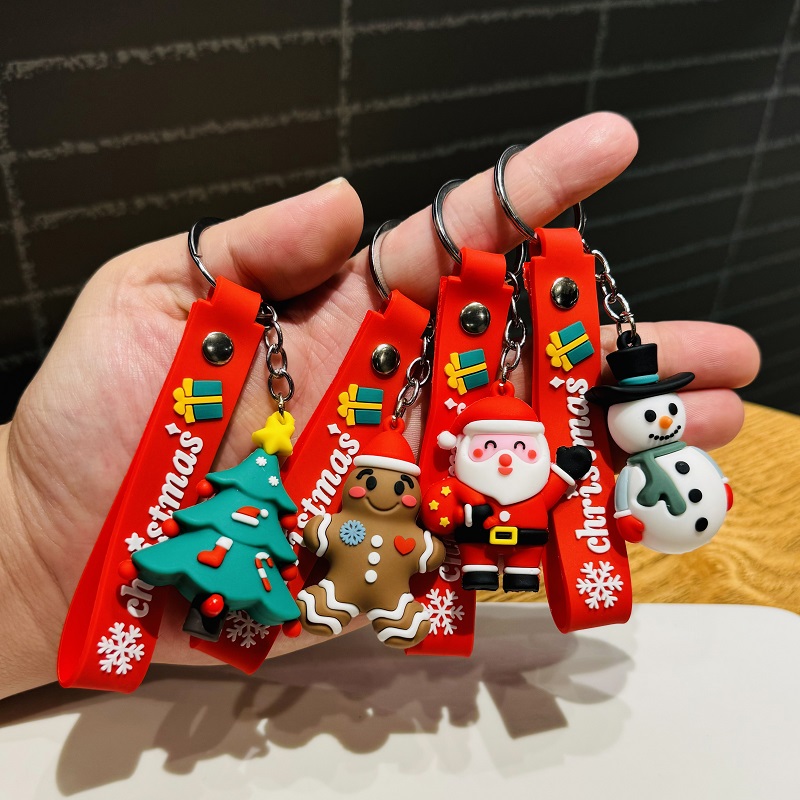 圣诞节儿童小礼品圣诞钥匙扣挂件平安夜公司商场活动地推引流礼物