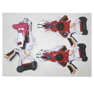 超级战队 快盗战队鲁邦连者vs警察战队巡逻连者 变身器 dx日版