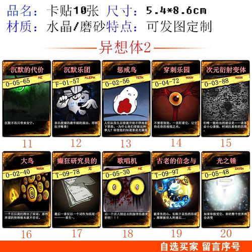 脑叶公司异想体cos周边1.