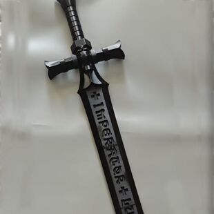 战锤40K周边战锤40K COS 1米长 长度可定制 黑色圣堂帝国冠军剑