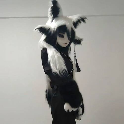 furry兽装福瑞高弹连体衣
