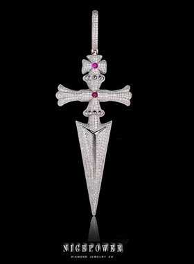 NICEPOWER定制欣赏 Custom [sword] 莫桑钻定制匕首