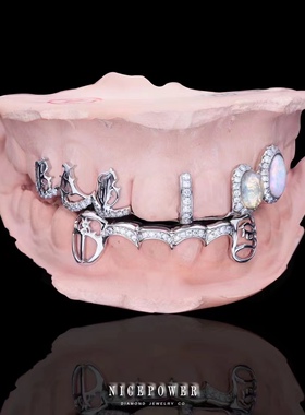 NICEPOWER Grillz欣赏 铂金 VS进口欧泊For capper