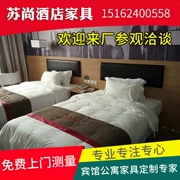 Nội thất khách sạn tùy chỉnh giường đôi tiêu chuẩn phòng đầy đủ cho thuê căn hộ chung cư khách sạn bảng điều khiển tủ TV tủ quần áo - Nội thất khách sạn