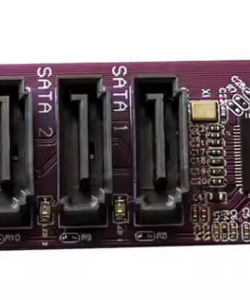 NVMe M.2 SSD接口转5个SATA 3转接卡JMB585