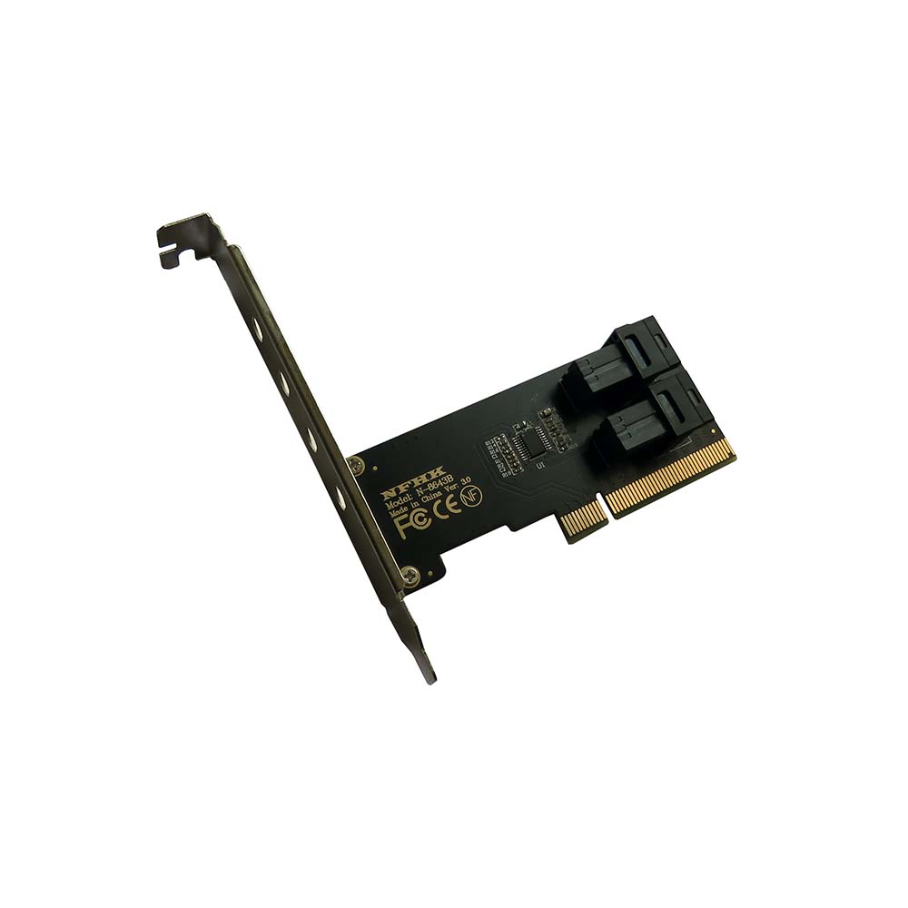 PCIe 3.0 4.0 to 2个SFF-8643磁盘阵列卡VROC转接卡adapter