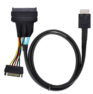 Oculink SFF-8611 4i转SFF-8639 U.2 U.3数据线