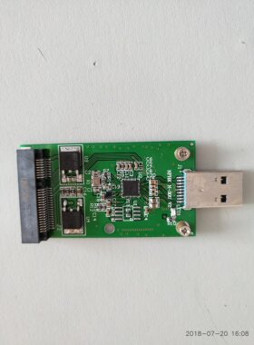 USB 3.0 to mSATA SSD  msata固态盘转USB 3.0转接卡 N-30U