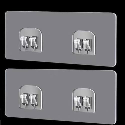 免打孔挂钩家居贴墙粘贴片强力无痕爪子卧室厨房卫生间防水置物架