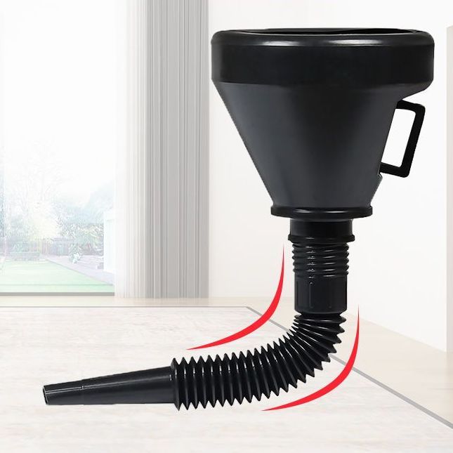 加油漏斗带滤网汽车摩托车专用加汽油机油燃油过滤加厚加油水漏斗