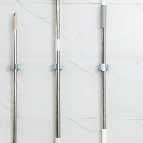 拖把壁挂夹拖把固定器拖把挂钩厨房浴室收纳神器墙上卫生间拖把架