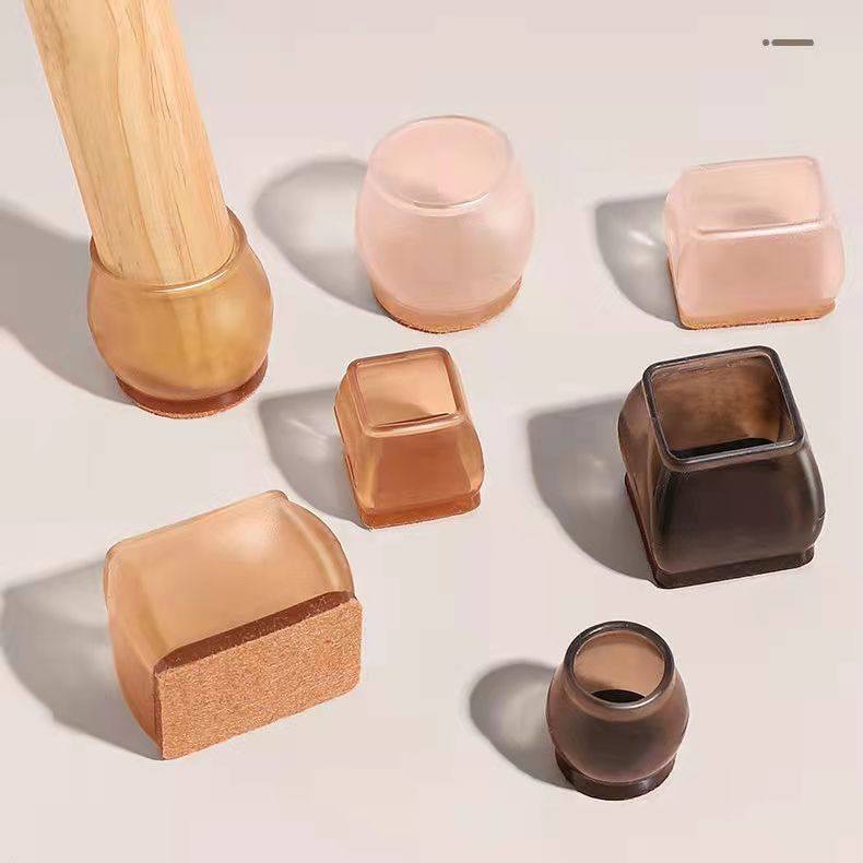 椅子脚套桌椅脚垫硅胶防滑静音耐磨桌脚套餐椅家具桌脚垫保护凳脚