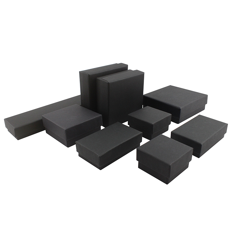 高档黑色包装盒手链戒指首饰珠宝