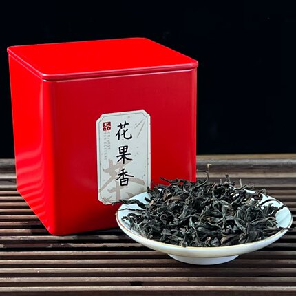 花果香小种/花香果甜水蜜桃香/福建武夷山红茶50克罐装
