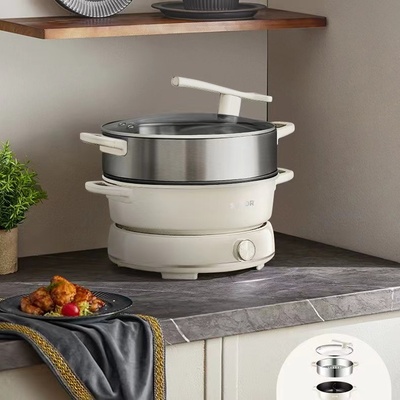 苏泊尔大功率鸳鸯火锅带蒸屉新品