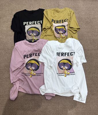 CC+夏上新韩系宽松休闲大版卡通印花短袖T恤女上衣潮