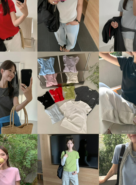 MISS密思家-26年早春推荐款版型超赞的贝壳印花弹力短袖T恤89231