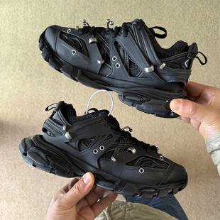 运动厚底增高百搭情侣休闲鞋 四季 三代金属环扣潮流老爹鞋 26新款