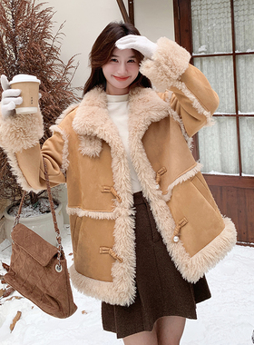 有买家秀！首发现货羊羔毛外套韩系保暖外套2D044-688-P195-K290