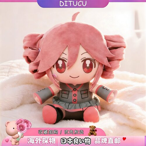日本DITUCU重音teto毛绒玩偶重音テトkasane teto周边同人Q版公仔