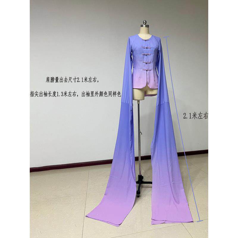 古典舞水袖舞蹈服练功服上衣身韵民族民间舞甩袖表演班服