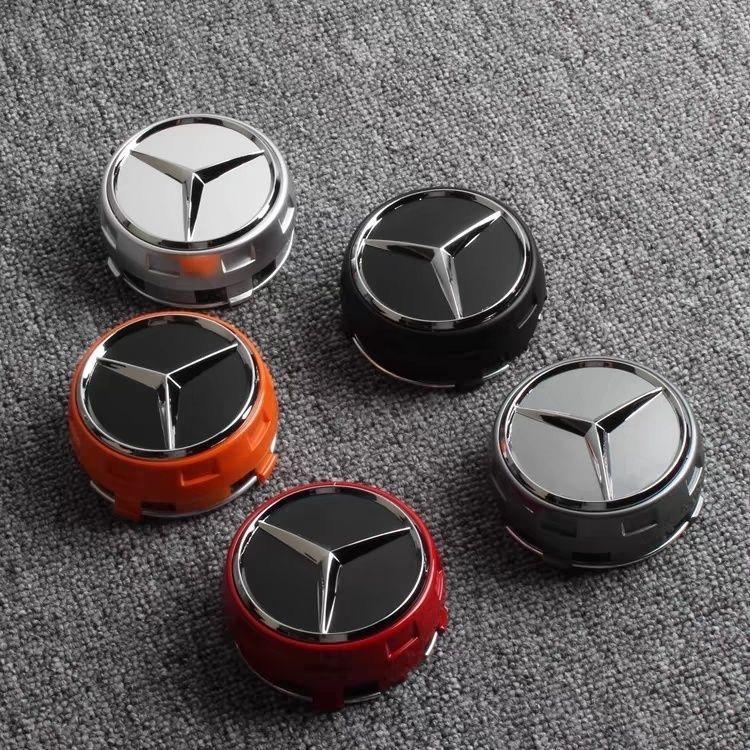奔驰AMG轮毂盖A45 A35L CLA45 C43 C63 E53 Edition1改装轮毂盖标