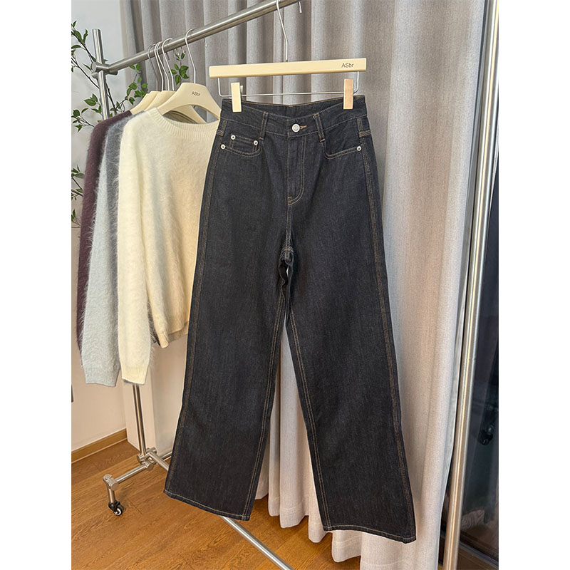 AS达哥~MOC的牛仔裤,版型特整,共计15条特价~高腰直筒牛仔裤女