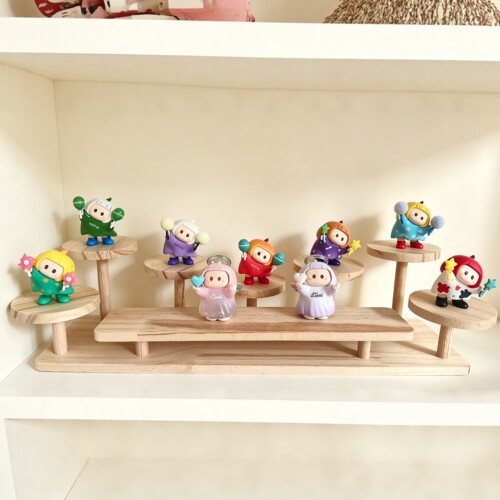 适合YOYO萌趣歪头系列iconbox手办盲盒展示收纳架右右酱diy展示架