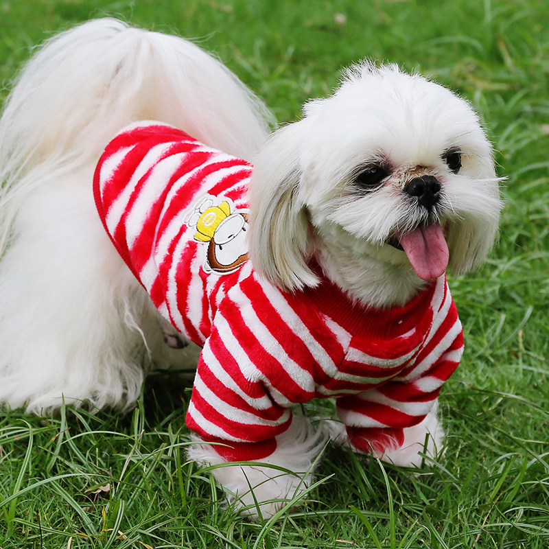 小狗狗衣服冬天加厚比熊博美棉衣