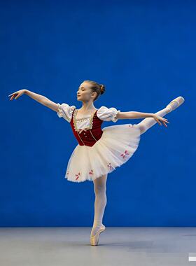 儿童红色兔子鼓手演出服小红帽变奏吉赛尔葛蓓丽亚关不住女儿纱裙