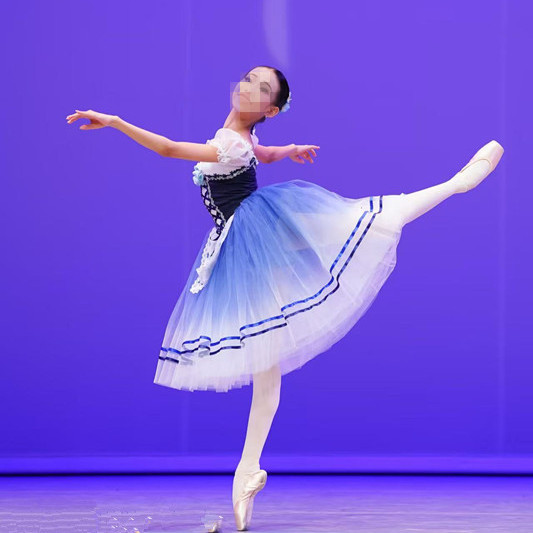 吉赛尔关不住的女儿葛蓓莉亚变奏芭蕾舞裙大人儿童比赛演出长纱裙