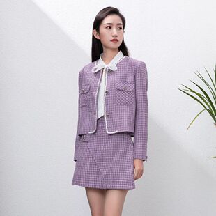 清仓！秋冬装阿依莲a.yilian 短款小香风外套