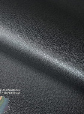 L家驴家原版taiga黑色掌纹十字纹1.6MM手工diy头层牛皮真皮料