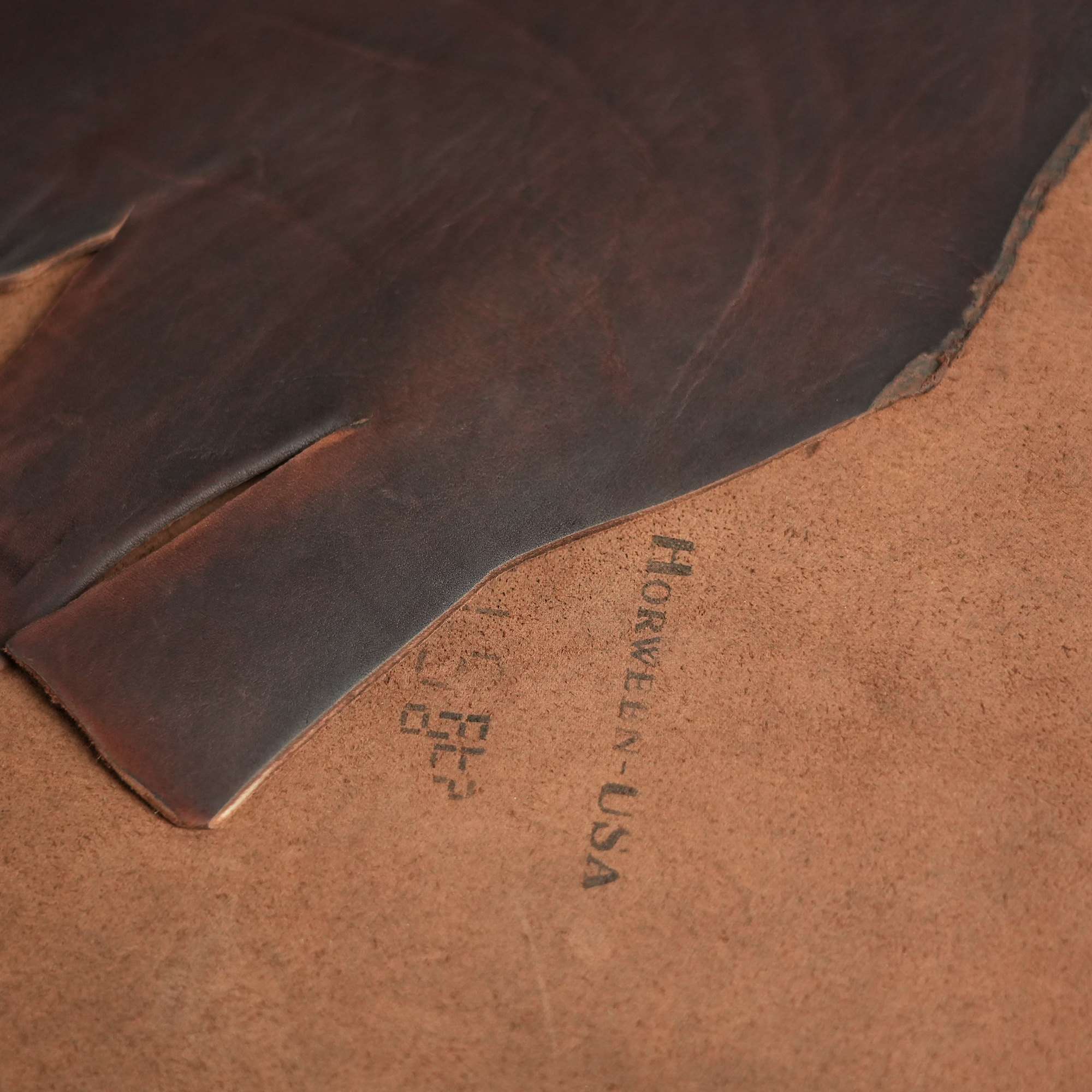 牛肉干色油蜡牛皮horween霍尔文