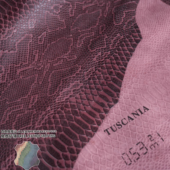 意大利TUSCANIA原厂1.2mm酒红色迷彩蛇纹牛皮皮料面料头层真皮diy