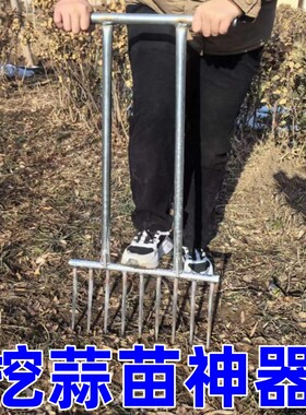 新款挖葱姜蒜苗翻地神器叉子