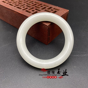 岫玉圆环平安环白玉袈裟环吊坠挂件 玉石玉佩DIY汉服腰佩流苏禁步